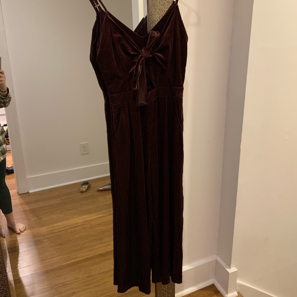 Gianni Bini Merlot Jumpsuit